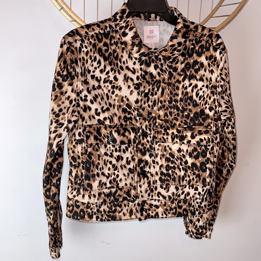 Lula Roe leopard jacket - Picture 5 of 10